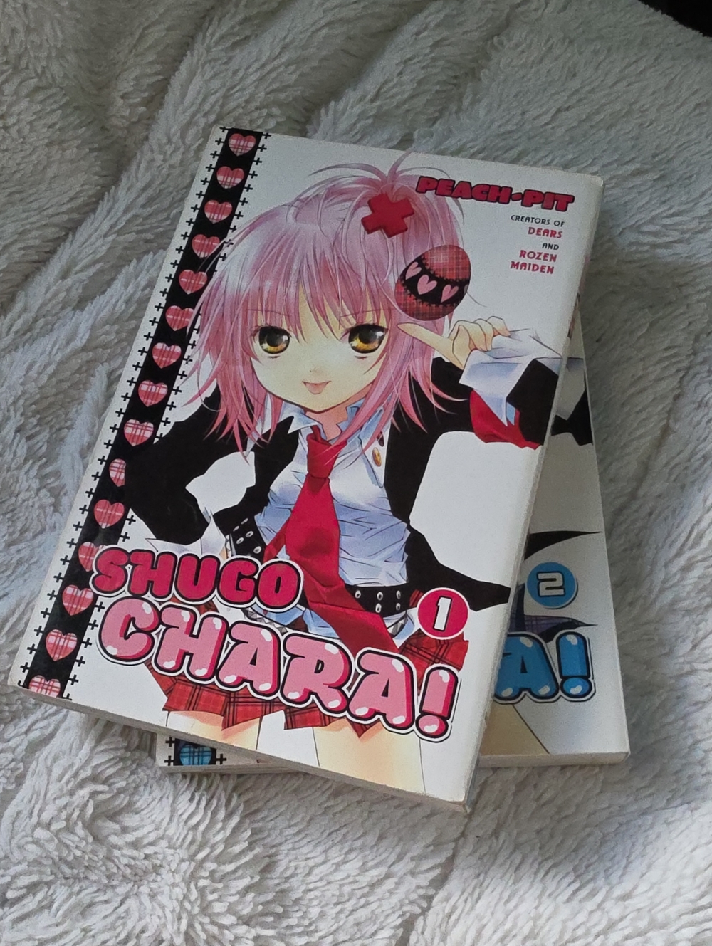 Shugo Chara! Volume 1 & 2 Manga Paperback